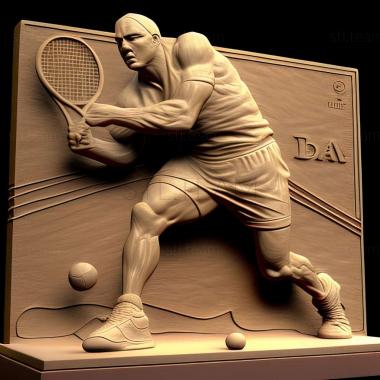 3D модель Игра Agassi Tennis Generation 2002 (STL)